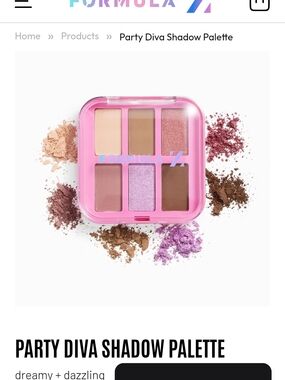 Formula Z Party Diva Shadow Palette-Dreamy & Dazzling